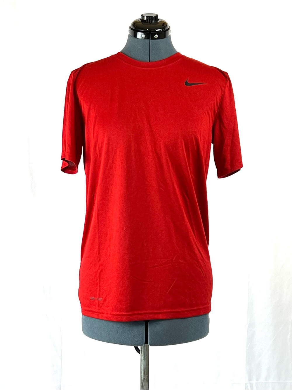 Nike Dri Fit Red Athletic Shirt Mens Large Training Tee S 709